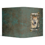 Thank You - Stone Paws - Siberian Husky - Copper 3 Ring Binders