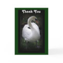 Thank you - swan card