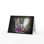 Thank you - Tabby cat card