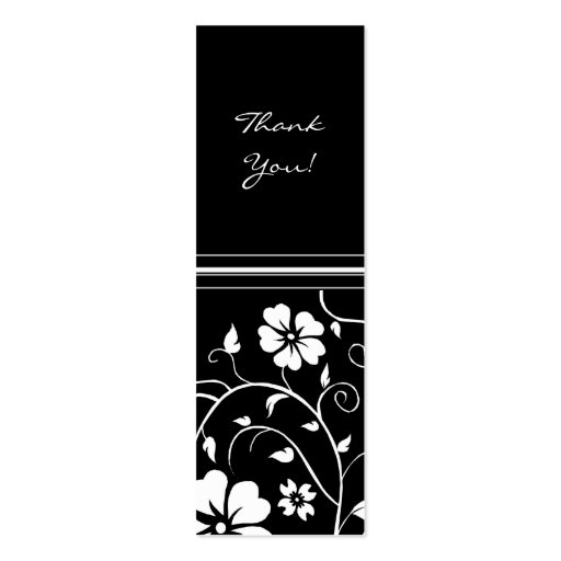 Thank You Tags Business Cards (front side)