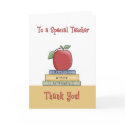 Thank You Teacher cards