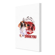 Thank You - Thank You Very Much - Chihuahua -Gizmo Gallery Wrapped Canvas