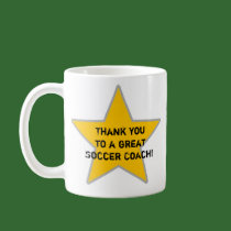 thank you to a great soccer coach mugs