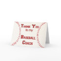 Thank You to my Baseball Coach cards