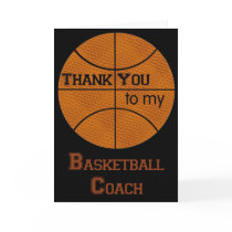Thank You to my Basketball Coach cards by dndartstudio Thank You to my Basketball Coach cards