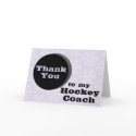 Thank You To My Hockey Coach cards