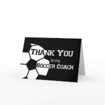 Thank You to my Soccer Coach cards