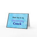 Thank You To My Swimming Coach cards