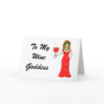 Thank You To The Holiday Wine Goddess Cards