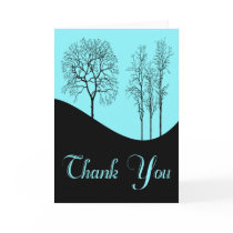 THANK YOU - TREES ON A HILL cards by dgpaulart THANK YOU - TREES ON A HILL cards