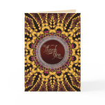 Thank You Tribal Batik Card
