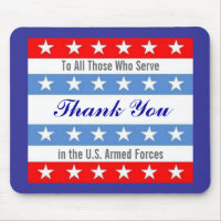Thank You Troops mousepad