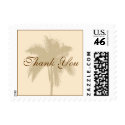 Thank You Tropical Postage Stamp