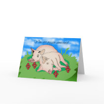 Thank You two pigs piggin awsome Card