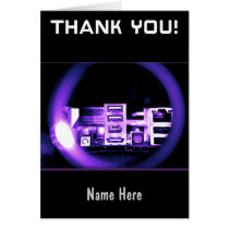 Thank You USB Pink Card cards
