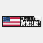 Thank You Veterans! Bumper Sticker