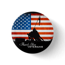 Thank You Veterans Button