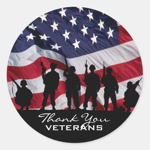 Thank You Veterans - Kids Wrist Stickers | Zazzle