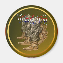 Thank You Veterans Magnet