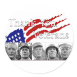 Thank You Veterans stickers