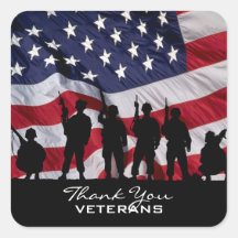 Thank You Veterans Sticker