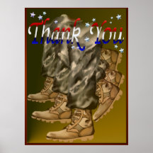 Thank You Vets Poster