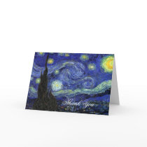 Thank you. Vincent van Gogh, Starry Night Greeting Card