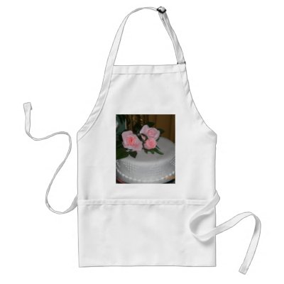 Thank you Wedding Cake Aprons