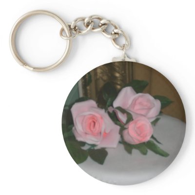 Thank you Wedding Cake Key Chain