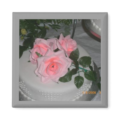 Thank you Wedding Cake Refrigerator Magnets