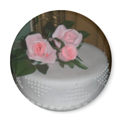 Thank you Wedding Cake Refrigerator Magnets