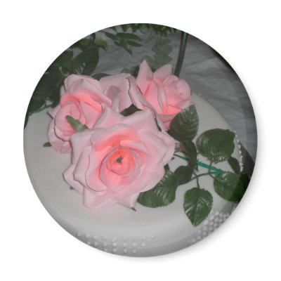 Thank you Wedding Cake Refrigerator Magnets