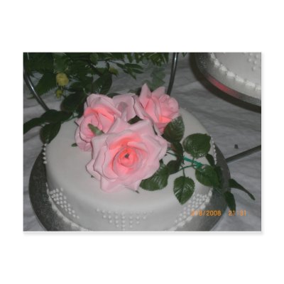 Thank you Wedding Cake Post Card