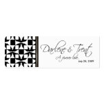 Thank You Wedding Gift Card (Birini: black/white)