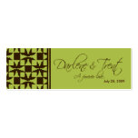 Thank You Wedding Gift Card (Birini: celery/brown)