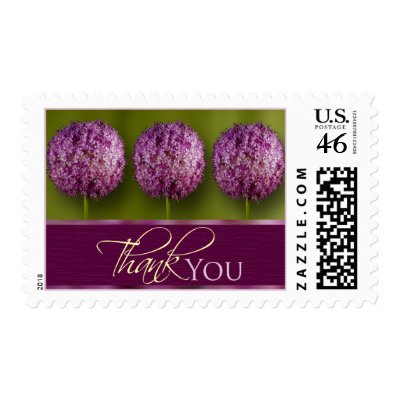 Thank You Wedding Invitation Postage Stamp