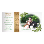 Thank you wedding Photo Card Hydrangeas