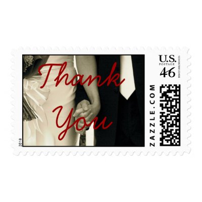 Thank You Wedding Postage