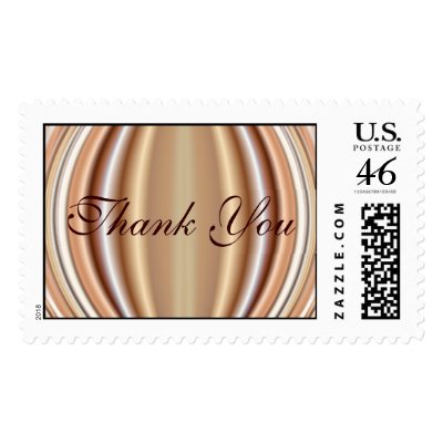 Thank You Wedding Postage Stamp