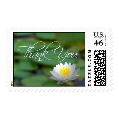 Thank You Wedding Postage Stamp