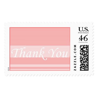 Thank You Wedding Postage Stamps