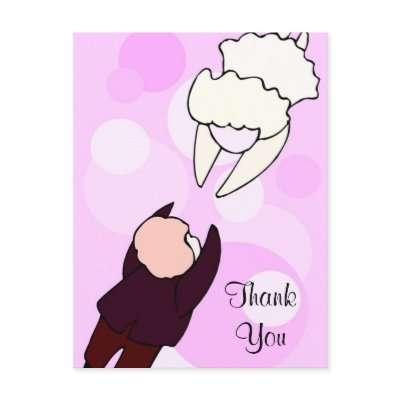 Thank You Wedding Postcard