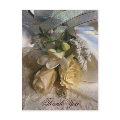 Thank You Wedding Postcard