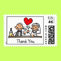 Thank You wedding stamps