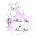 Thank You Wedding Sticker