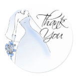 Thank You Wedding Sticker