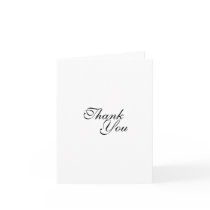 Thank you wedding template cards