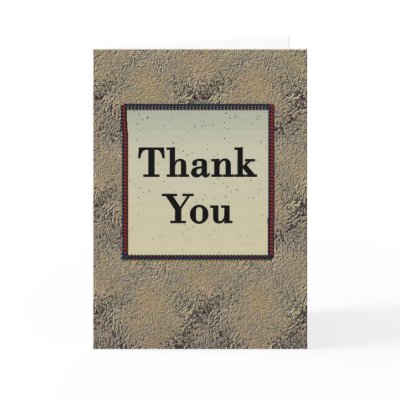 Thank You Western Bliss Greeting Card by dndartstudio