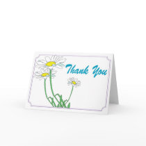Thank you with Daisies Greeting Cards