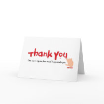 Thank You Written in Blood cards by soloboy00 Thank You Written in Blood cards